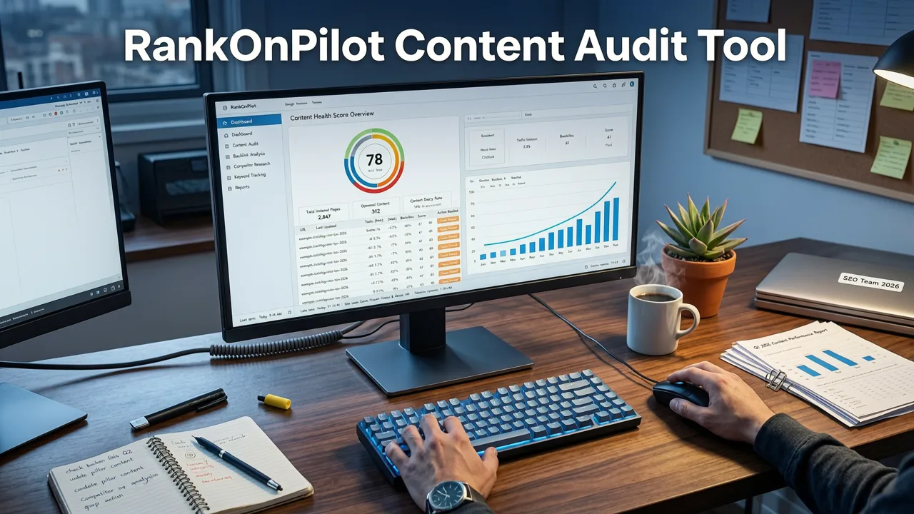 What the RankOnPilot Content Audit Tool Actually Does (and Why It Matters in 2026) - rankonpilot content audit tool