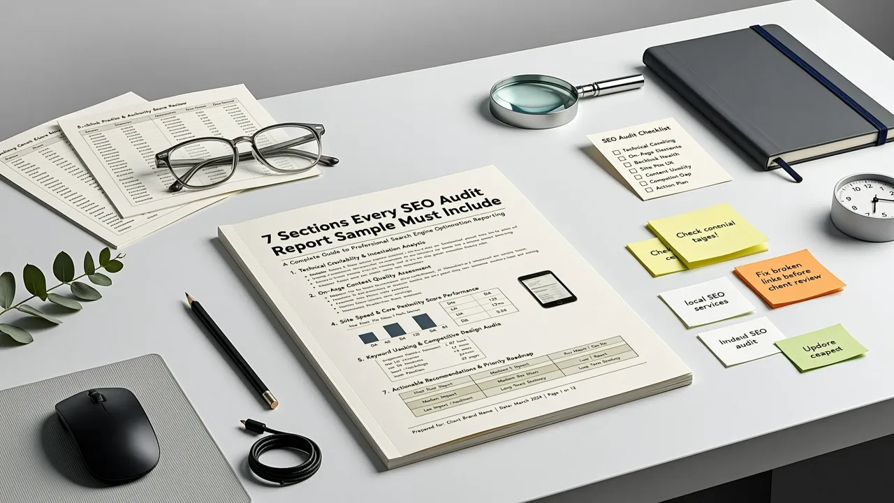 The 7 Sections Every SEO Audit Report Sample Must Include - seo audit report sample