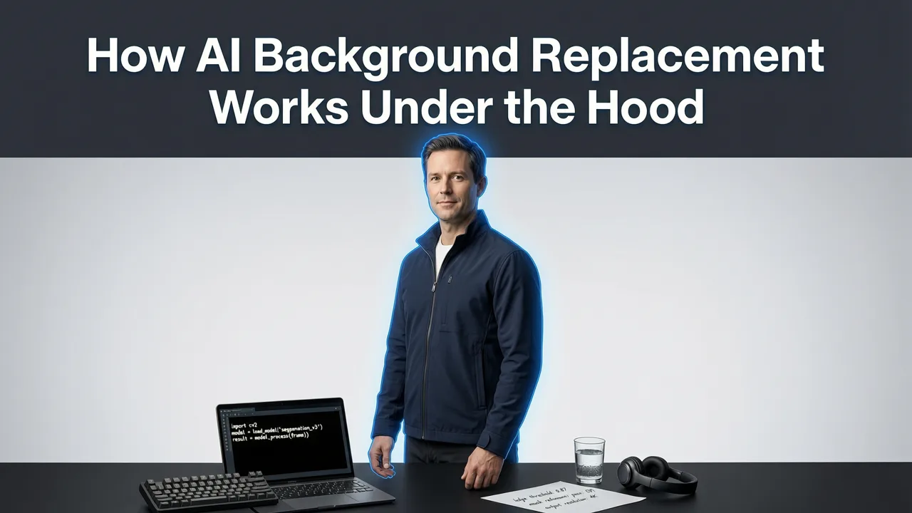How AI Background Replacement Works Under the Hood - remove background and replace with ai