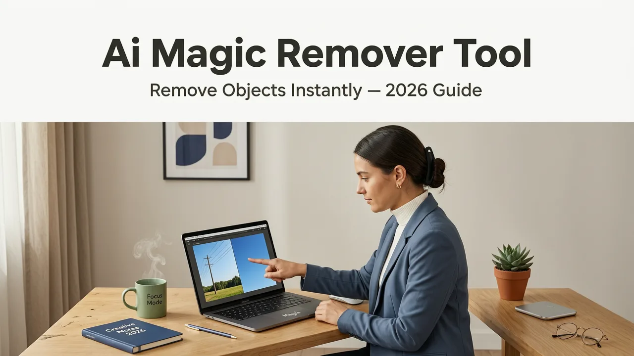 AI Magic Remover Tool — Remove Objects Instantly (2026 Guide)