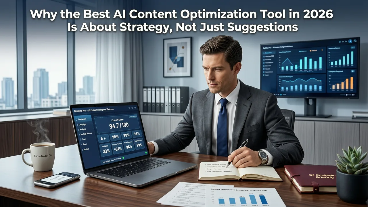 Why the Best AI Content Optimization Tool in 2026 Is About Strategy, Not Just Suggestions - ai content optimization tool