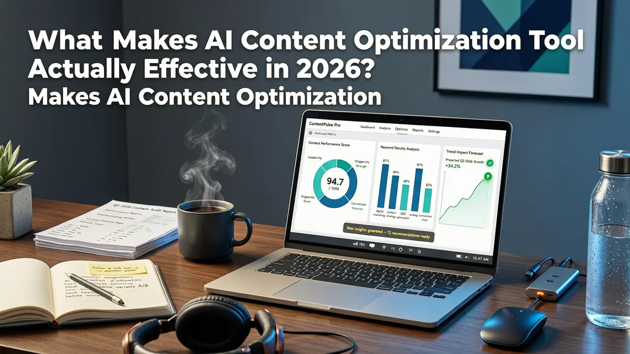 What Makes an AI Content Optimization Tool Actually Effective in 2026? - ai content optimization tool