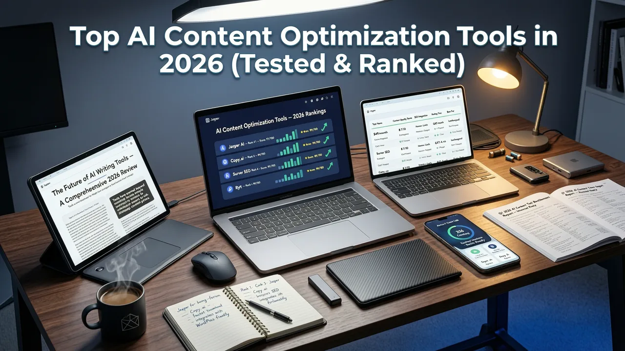 Top AI Content Optimization Tools in 2026 (Tested & Ranked) - ai content optimization tool