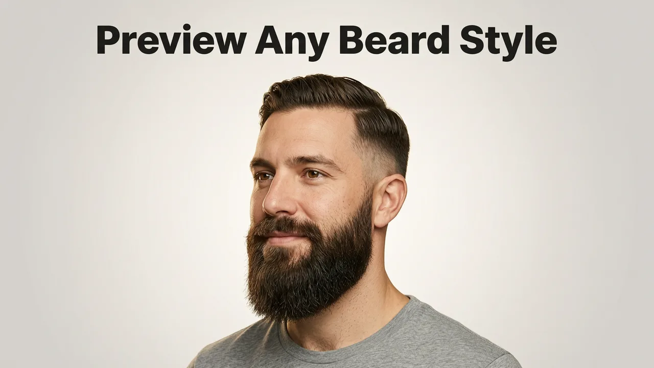 Preview Any Beard Style on Your Face — Instantly and Online - beard style try on online