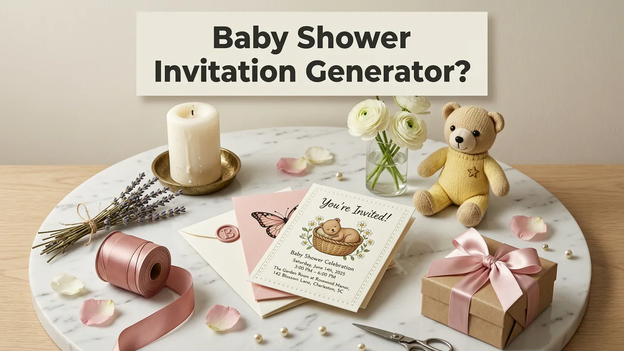 What Is a Baby Shower Invitation Generator? - baby shower invitation generator