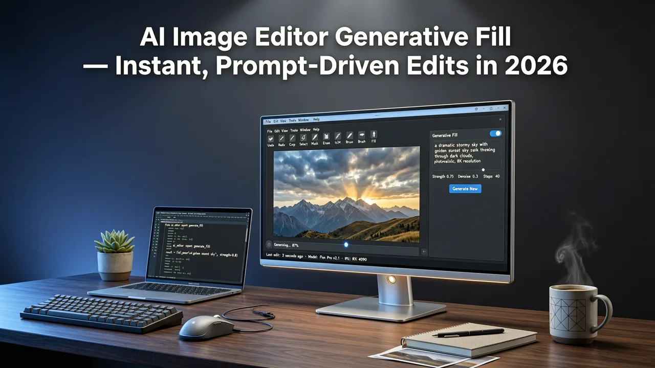 AI Image Editor Generative Fill — Instant, Prompt-Driven Edits in 2026 - aimageditor generative fill