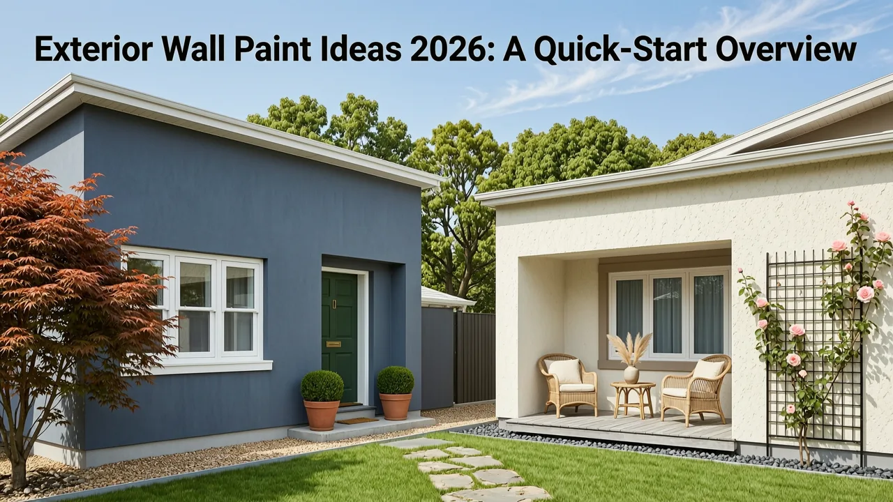 Exterior Wall Paint Ideas 2026: A Quick-Start Overview - exterior wall paint ideas 2026