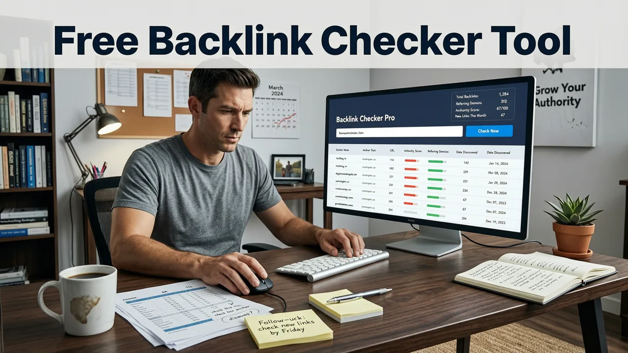 What a Free Backlink Checker Tool Actually Does - free backlink checker tool