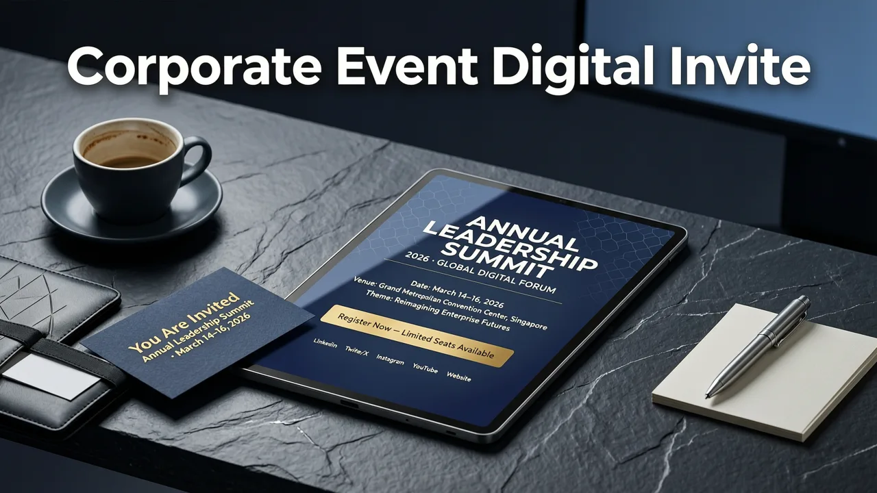 Why a Corporate Event Digital Invite Still Sets the Tone in 2026 - corporate event digital invite