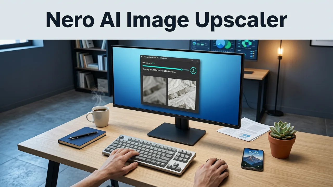Nero AI Image Upscaler Free Online — No Download Needed in 2026 - nero ai image upscaler free
