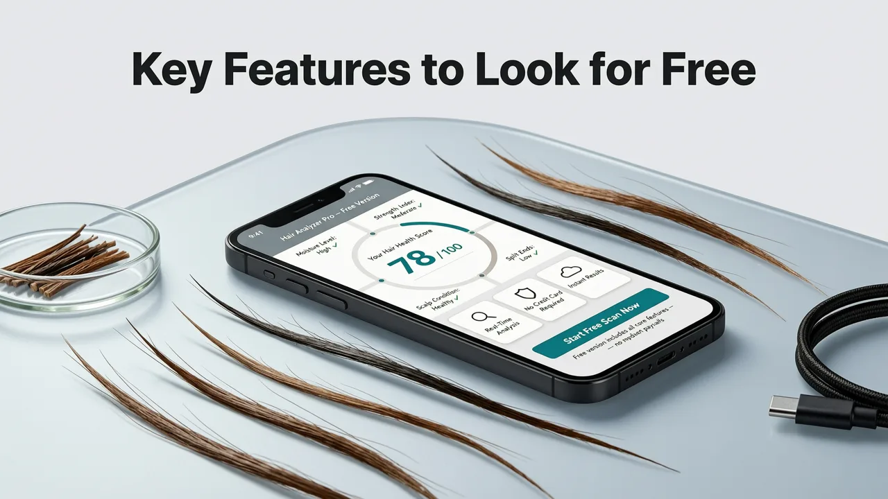 Key Features to Look for in a Free Hair Analyzer App - hair analyzer app free