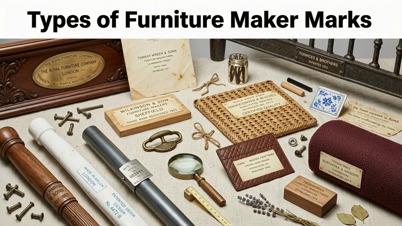 Types of Furniture Maker Marks You Will Encounter - antique furniture maker marks database