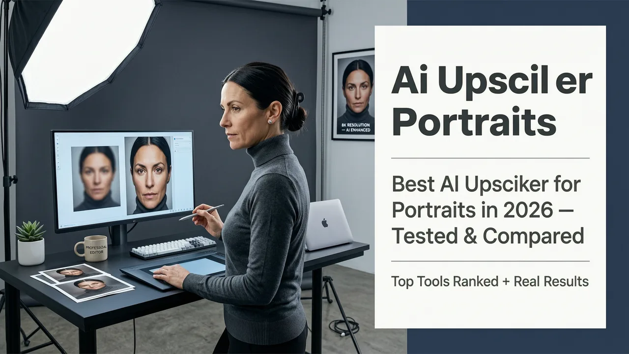 Featured image for Best AI Upscaler for Portraits in 2026 — Tested & Compared