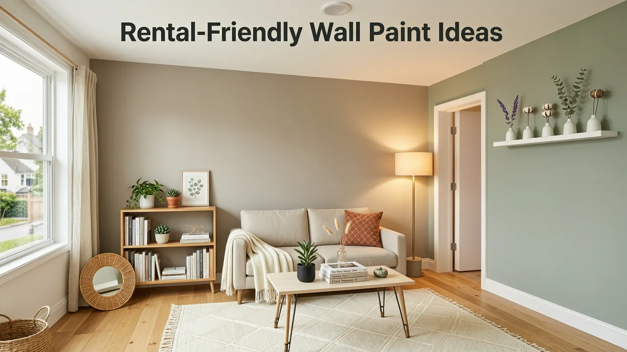 Top Rental-Friendly Wall Paint Ideas to Try This Year - rental-friendly wall paint ideas