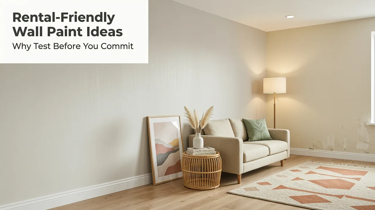 Rental-Friendly Wall Paint Ideas You Can Visualize First (2026 Guide)