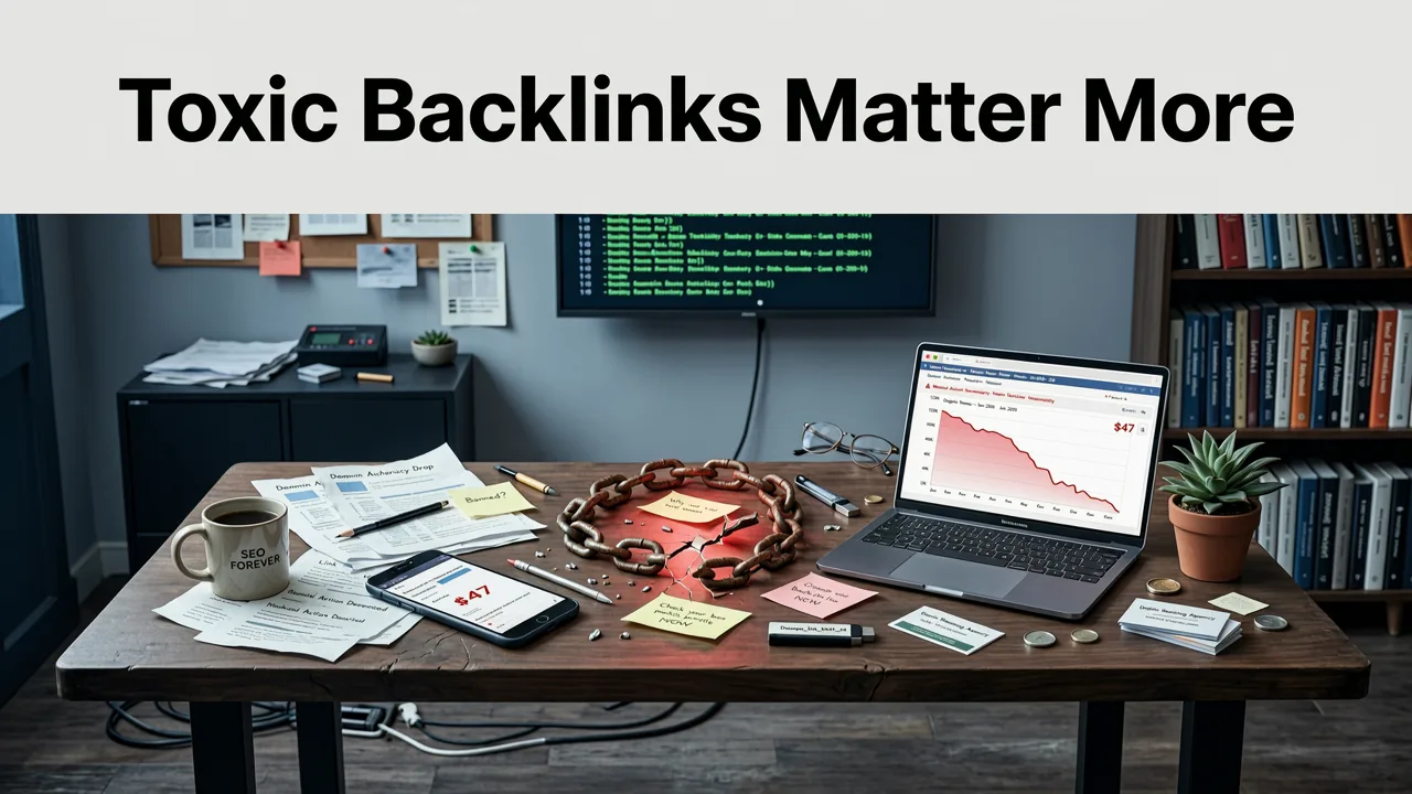 Why Toxic Backlinks Matter More in 2026 - what are toxic backlinks