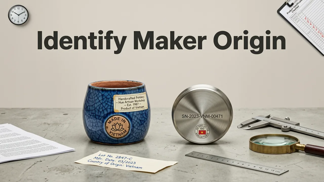 2. Identify the Maker and Origin - is my antique worth selling