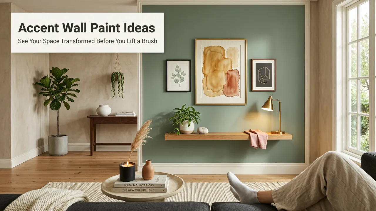 25 Accent Wall Paint Ideas for 2026 (AI-Visualized)