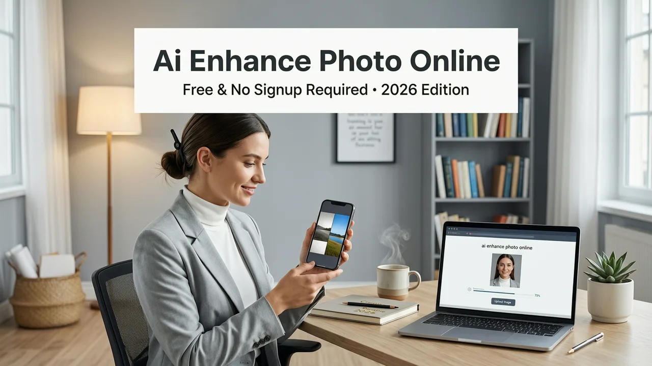 AI Enhance Photo Online — Free & No Signup Required (2026)