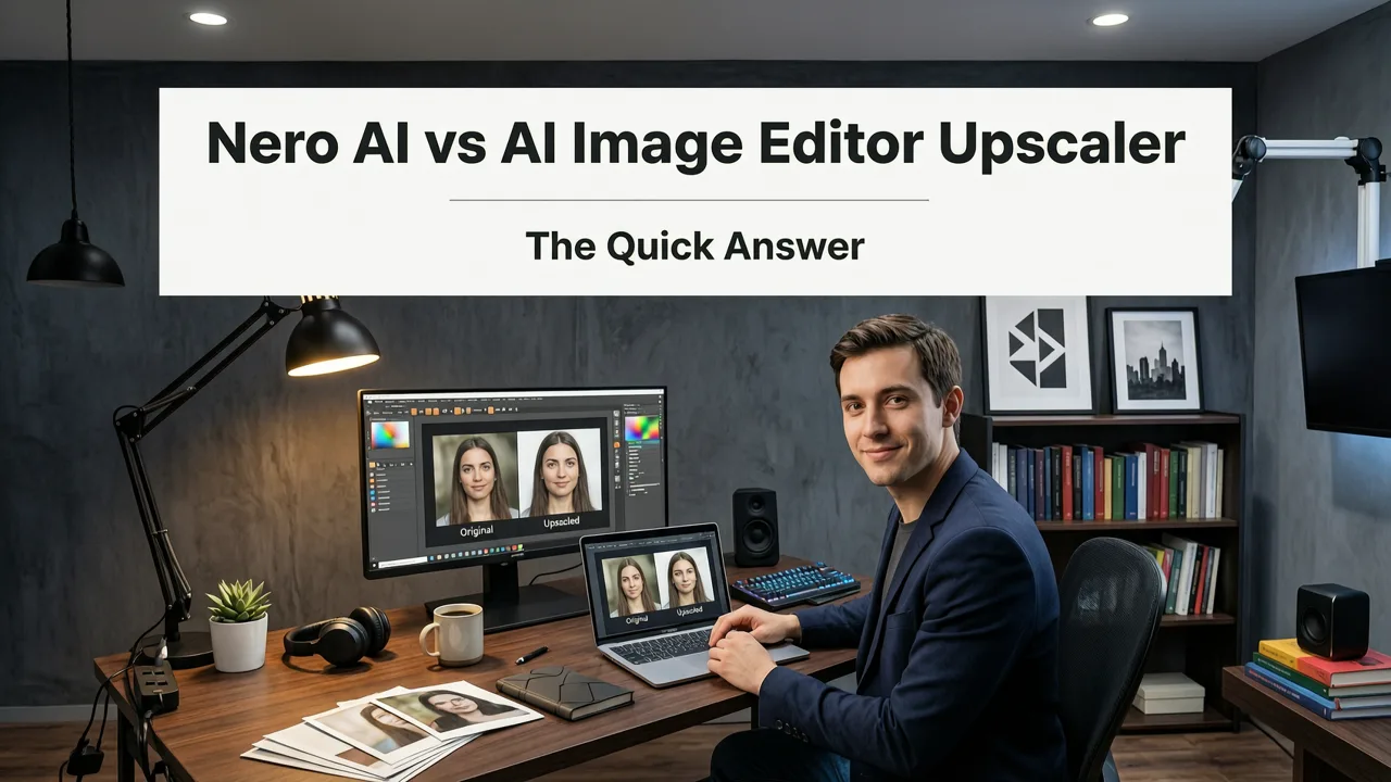 Featured image for Nero AI vs AI Image Editor Upscaler — Which Is Better in 2026?