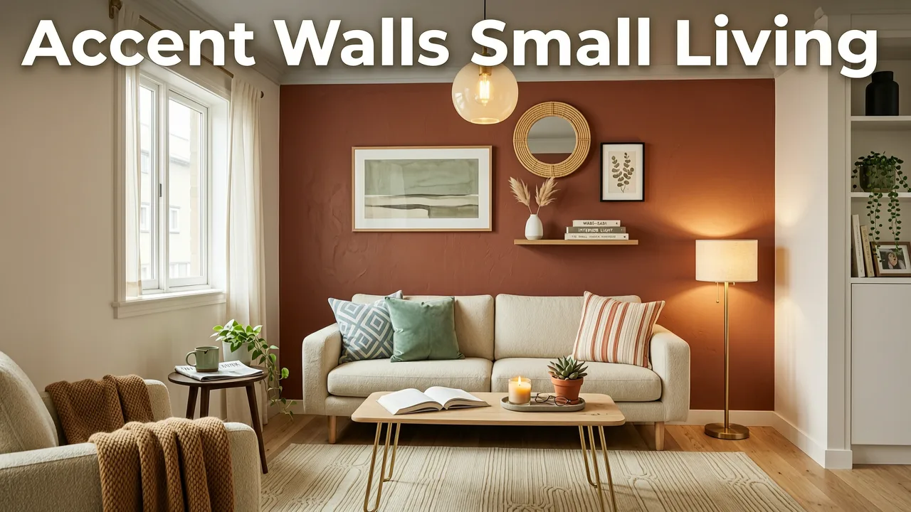 Why Accent Walls in Small Living Rooms Need a Different Strategy - best accent wall color for small living room