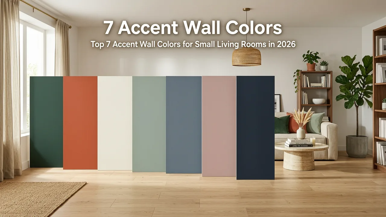 Top 7 Accent Wall Colors for Small Living Rooms in 2026 - best accent wall color for small living room