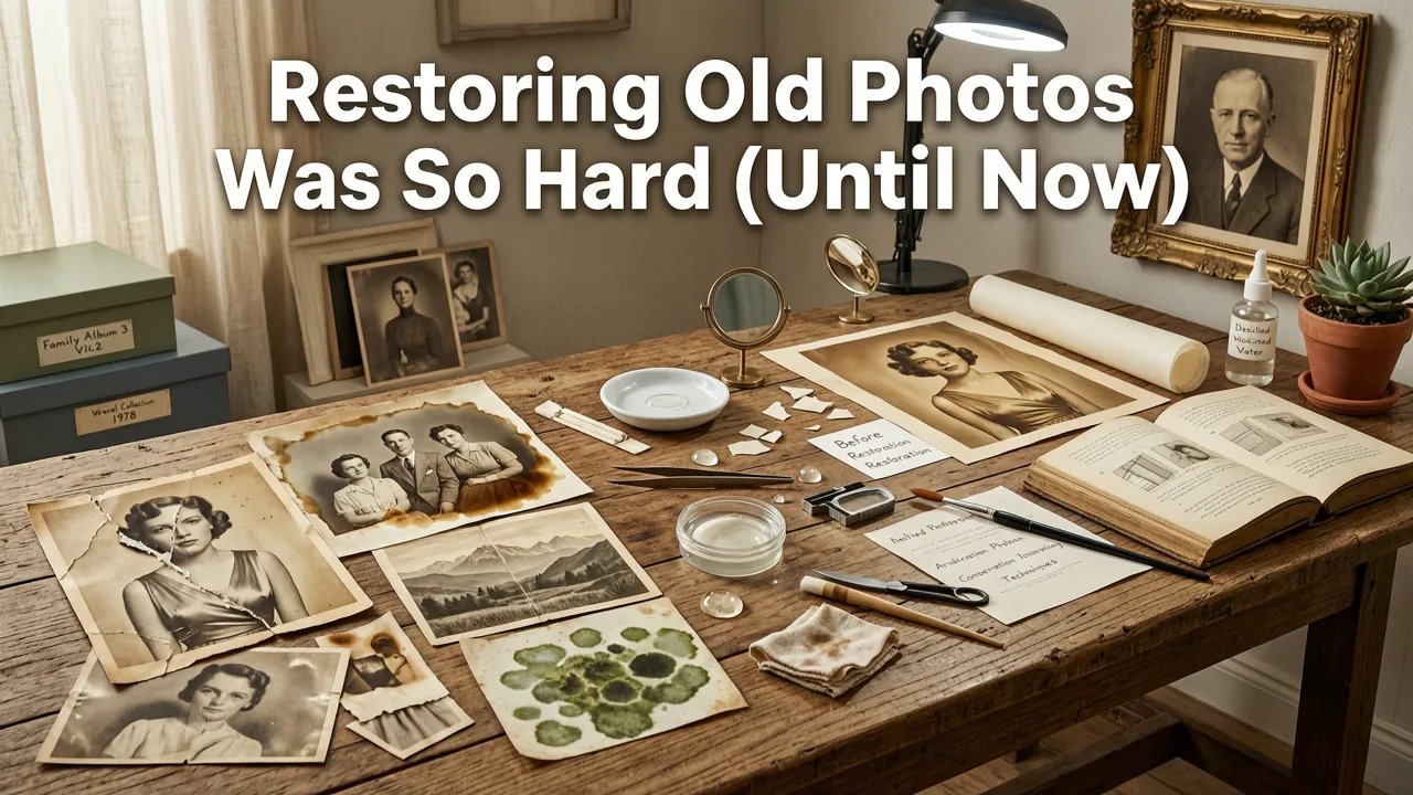 Why Restoring Old Photos Was So Hard (Until Now) - restore old photos ai free