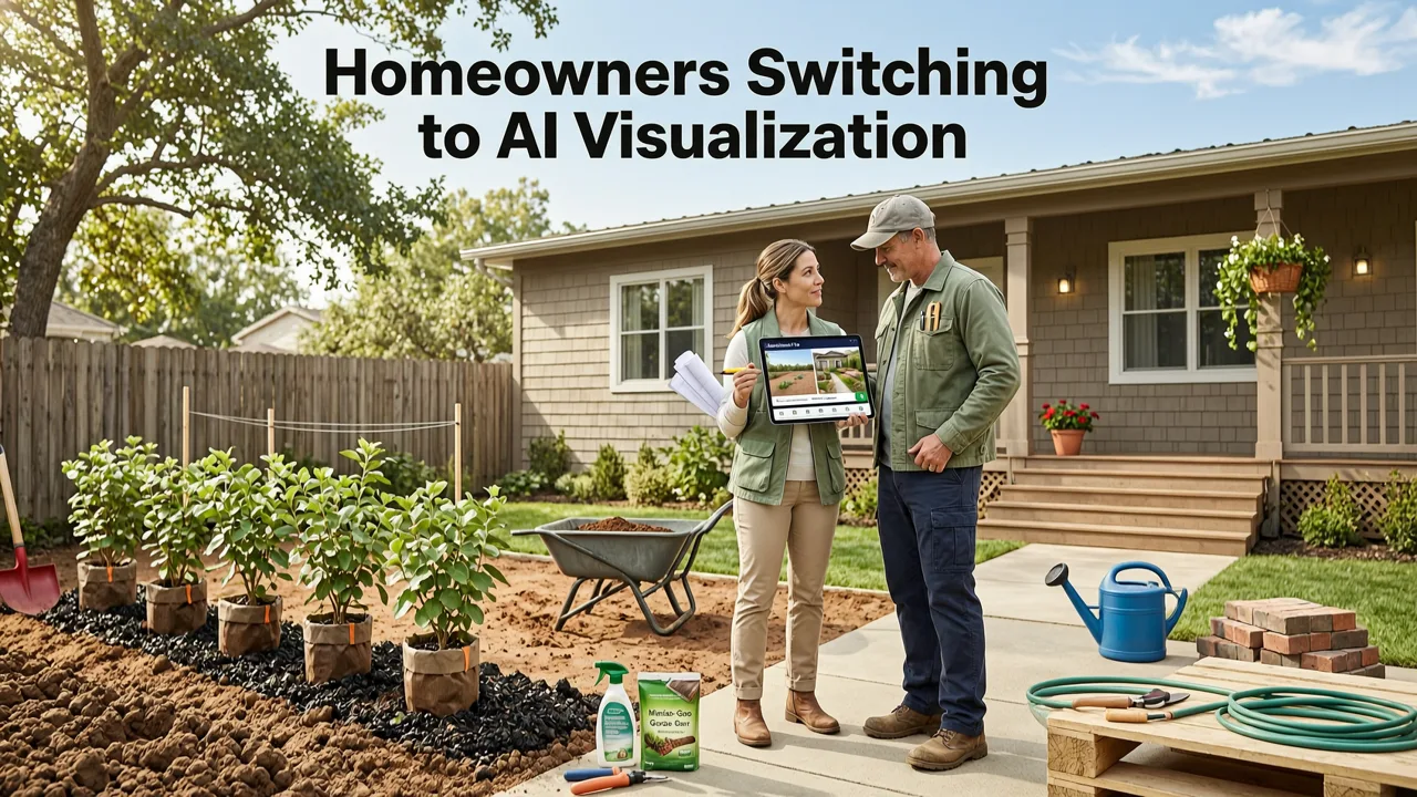 Why Homeowners Are Switching to AI Visualization Before Landscaping - free ai landscape designer