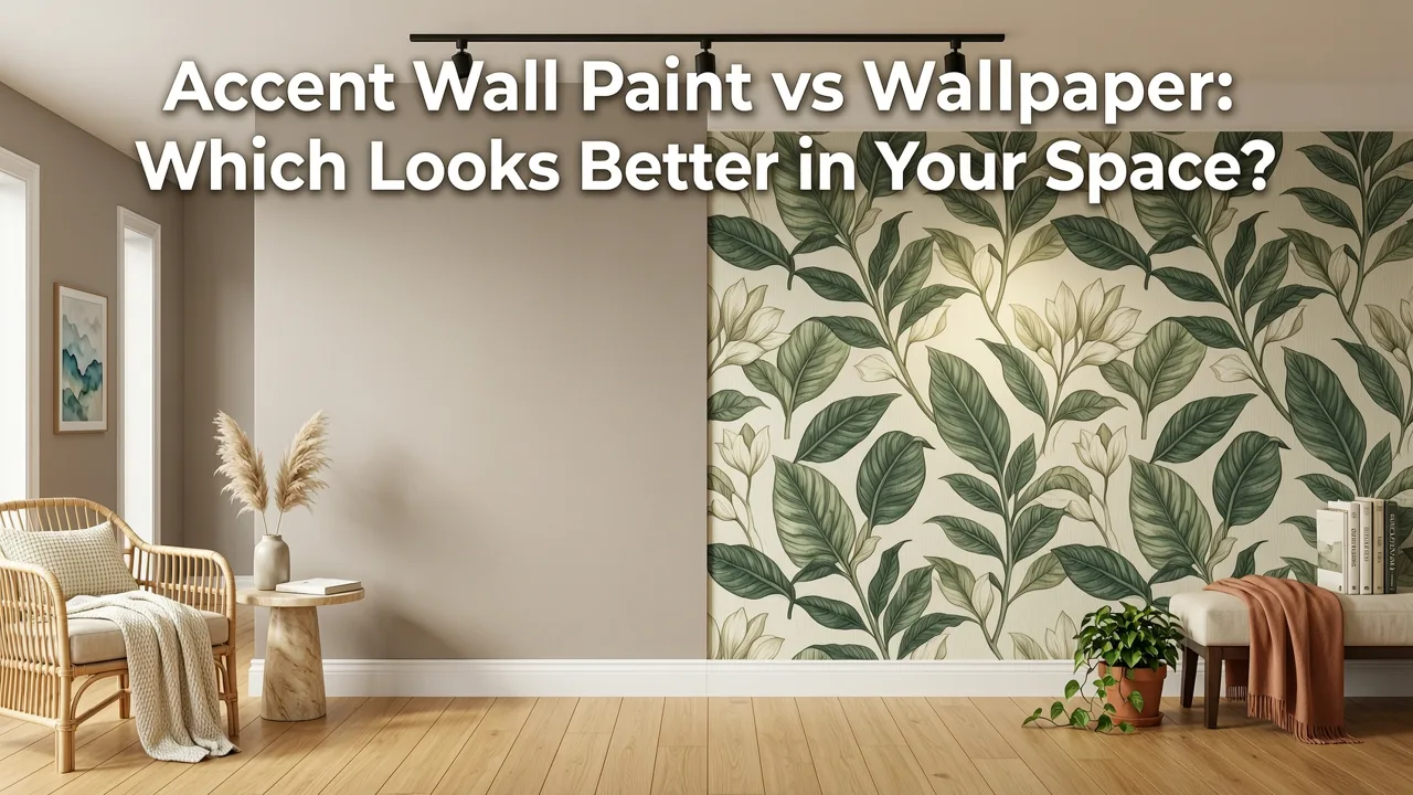 Accent Wall Paint vs Wallpaper: Which Looks Better in Your Space? - accent wall paint vs wallpaper
