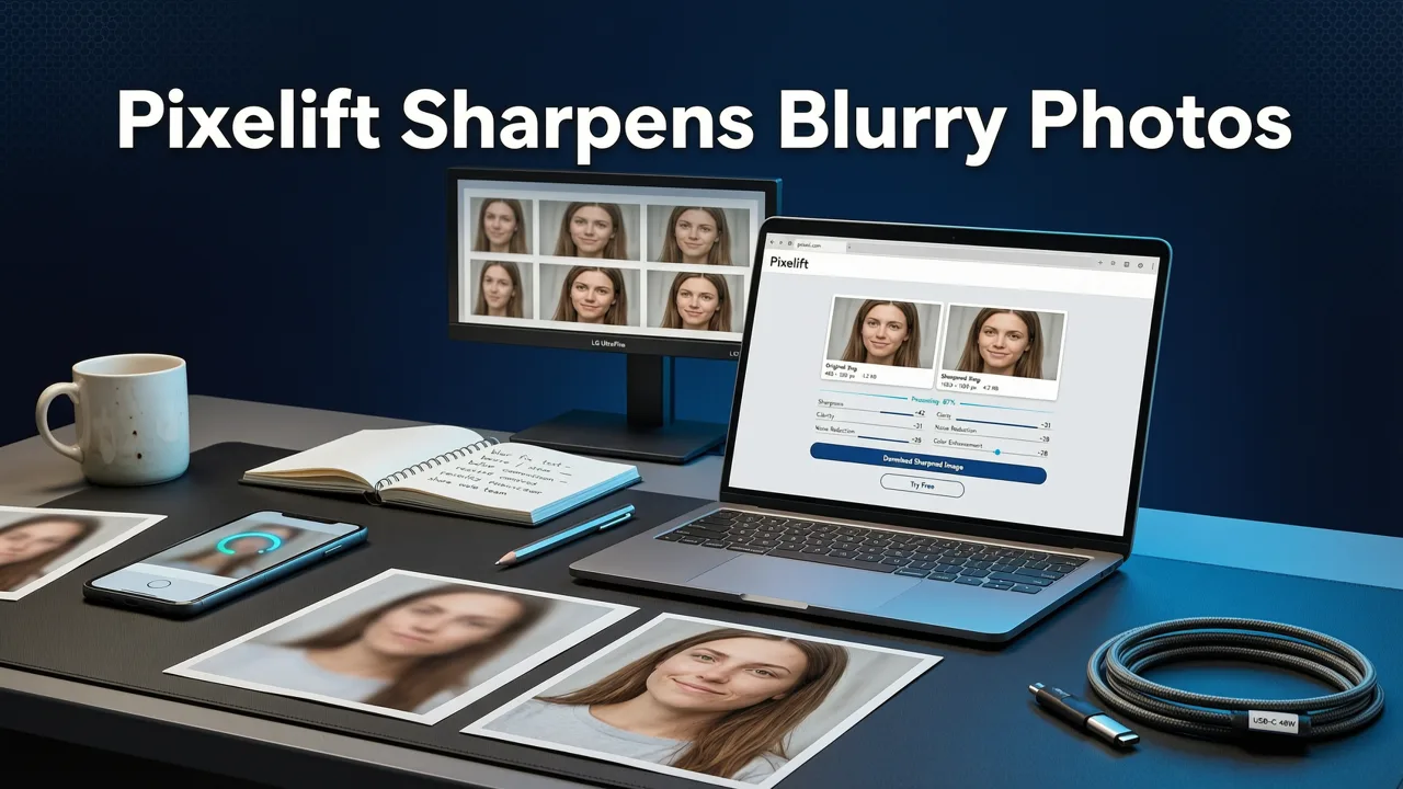 How Pixelift Sharpens Blurry Photos Online (The AI Behind the Fix) - sharpen blurry photo online free