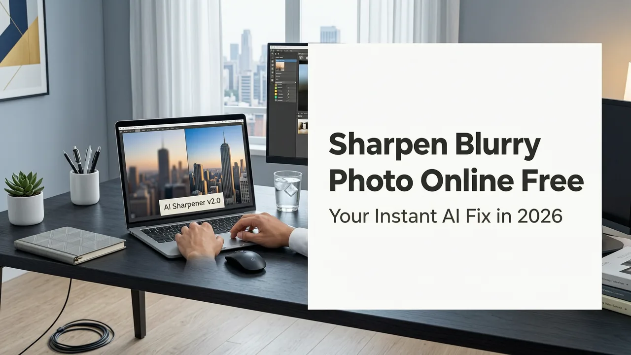 Sharpen Blurry Photo Online Free – Instant AI Fix (2026)