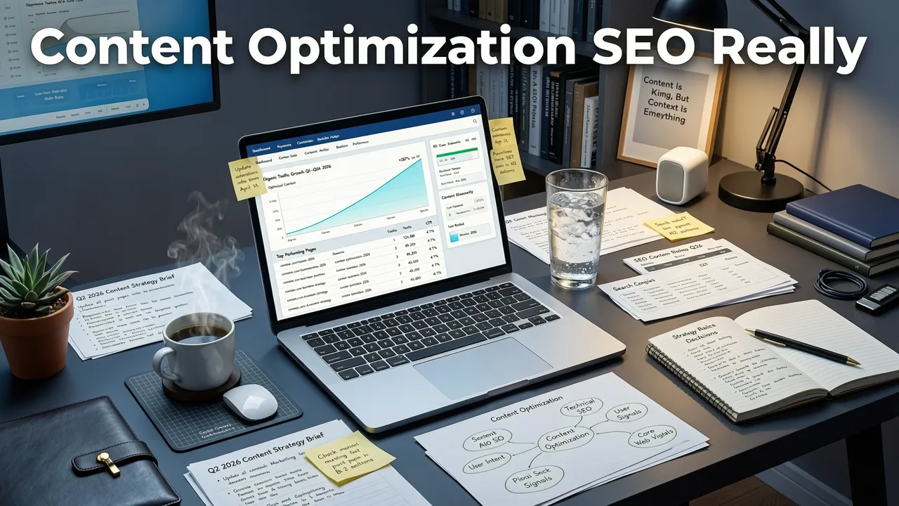 What Content Optimization for SEO Really Means in 2026 - content optimization for seo