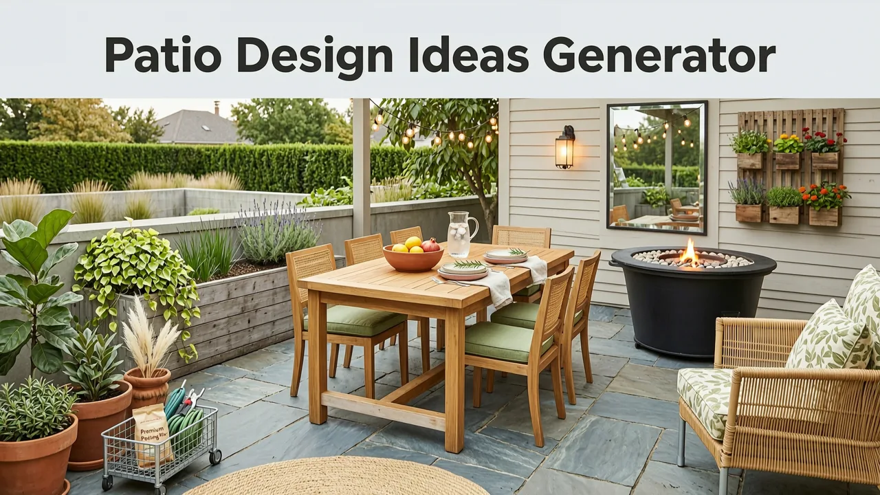 What a Patio Design Ideas Generator Actually Does - patio design ideas generator