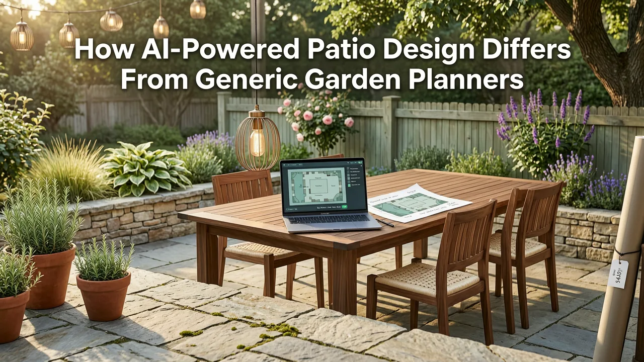 How AI-Powered Patio Design Differs From Generic Garden Planners - patio design ideas generator