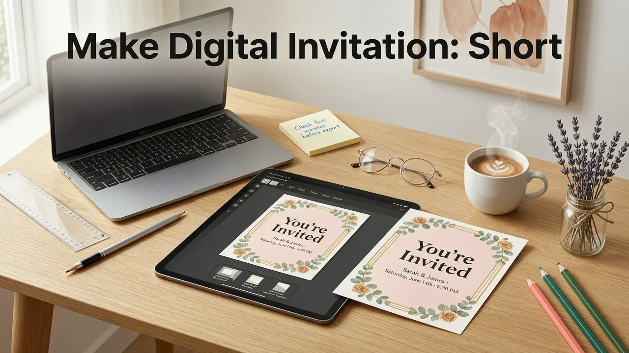 How to Make a Digital Invitation: The Short Answer - how to make a digital invitation