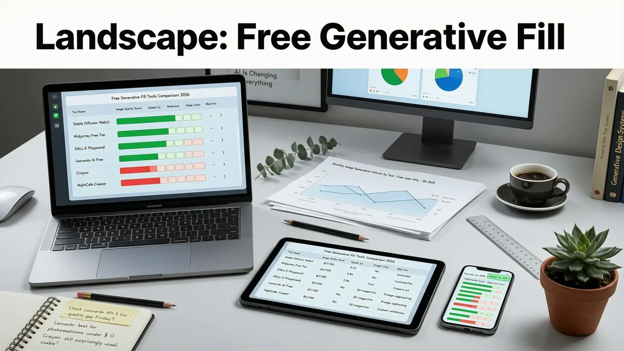 The 2026 Landscape: How Free Generative Fill Alternatives Compare - generative fill alternative free