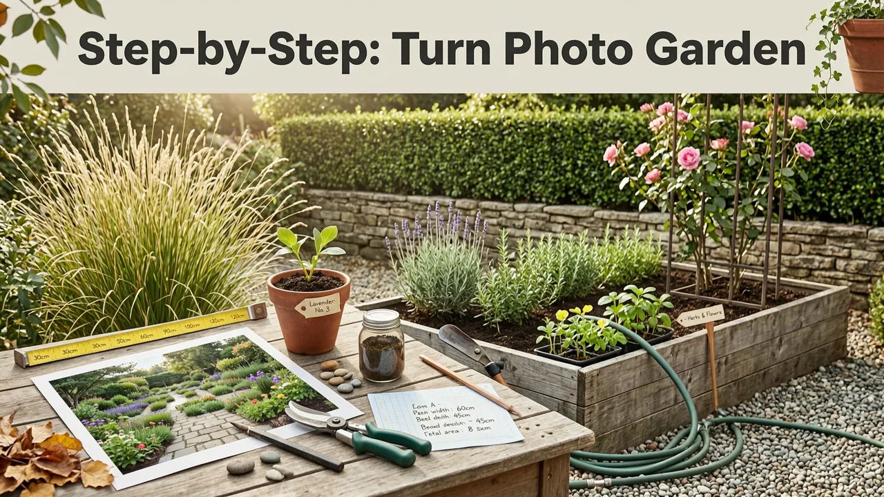 Step-by-Step: How to Turn Your Photo into a Garden Design - turn photo into garden design