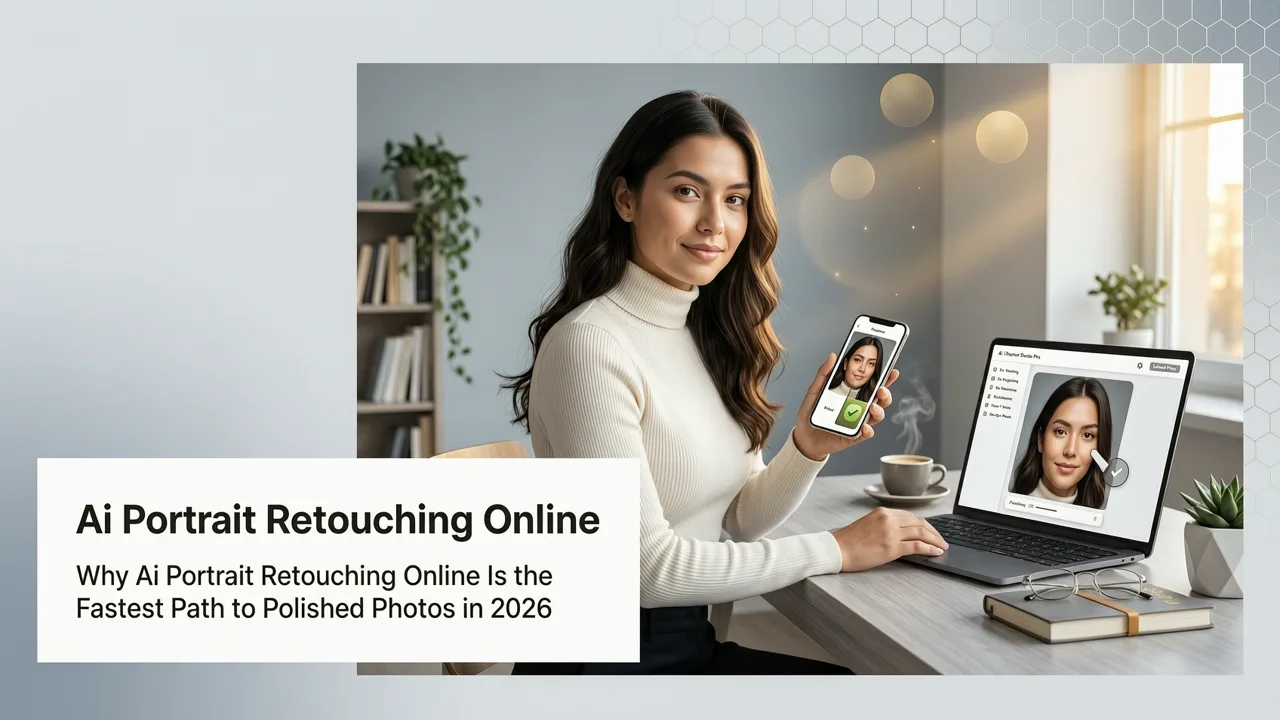 Featured image for AI Portrait Retouching Online — No Download Needed in 2026
