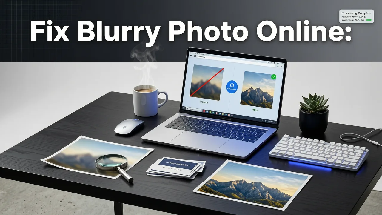 How to Fix Blurry Photo Online: The AI Approach - fix blurry photo online