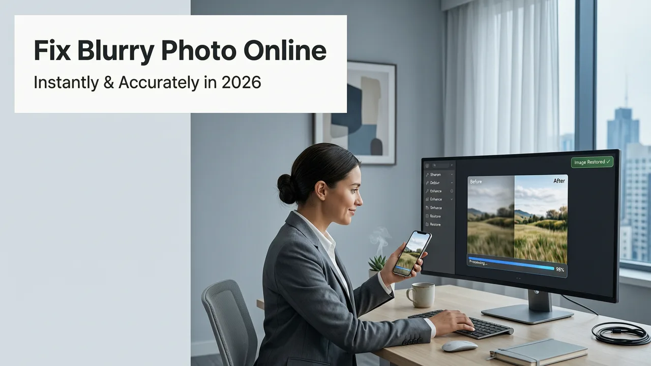 How to Fix Blurry Photo Online Instantly in 2026