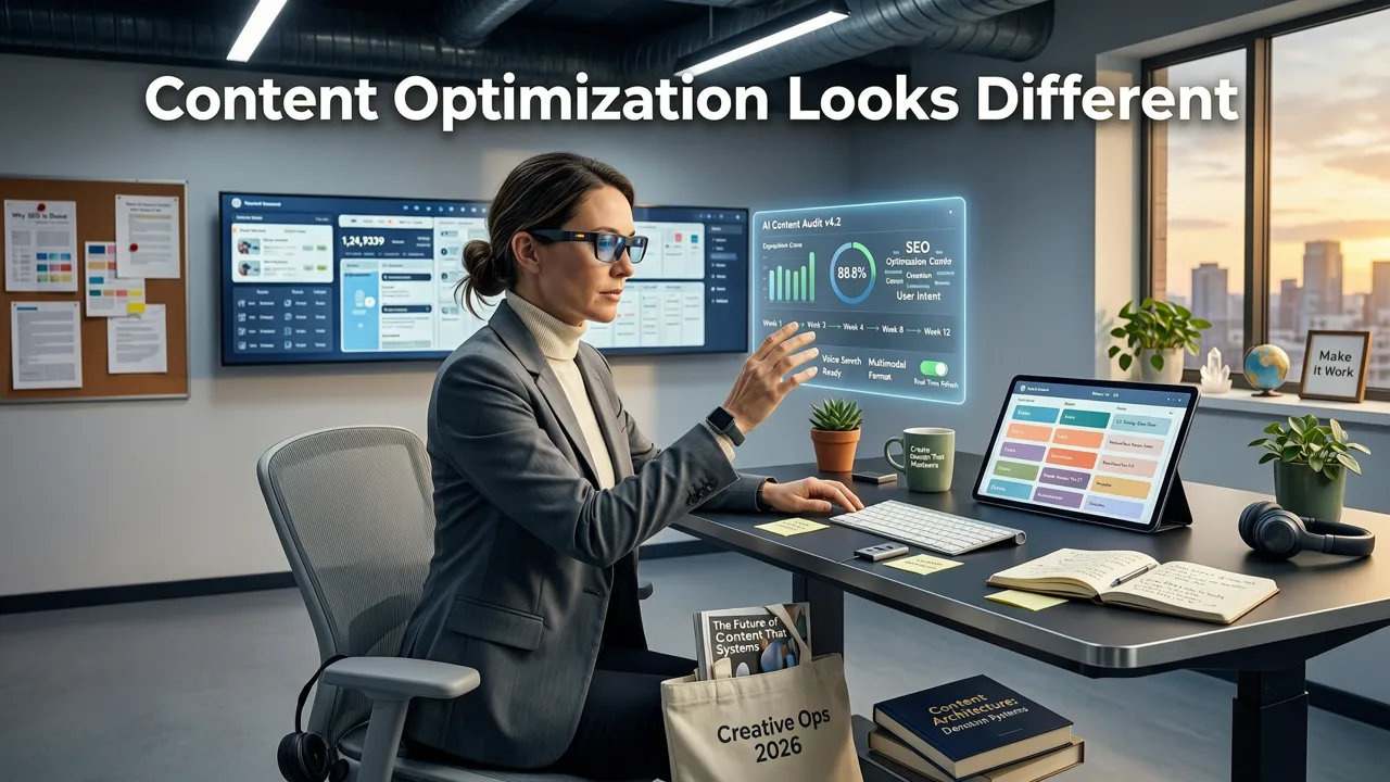Why Content Optimization Looks Different in 2026 - how to optimize content for search engines