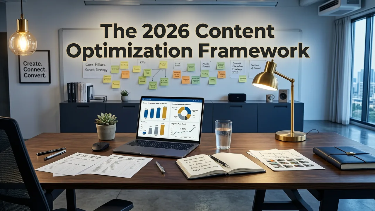 The 2026 Content Optimization Framework - how to optimize content for search engines