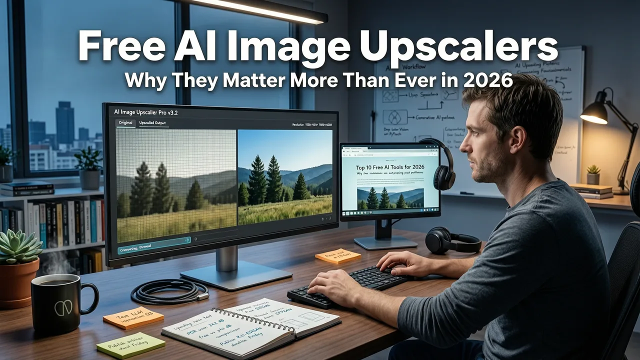 Why Free AI Image Upscalers Matter More in 2026 - ai image upscaler online free
