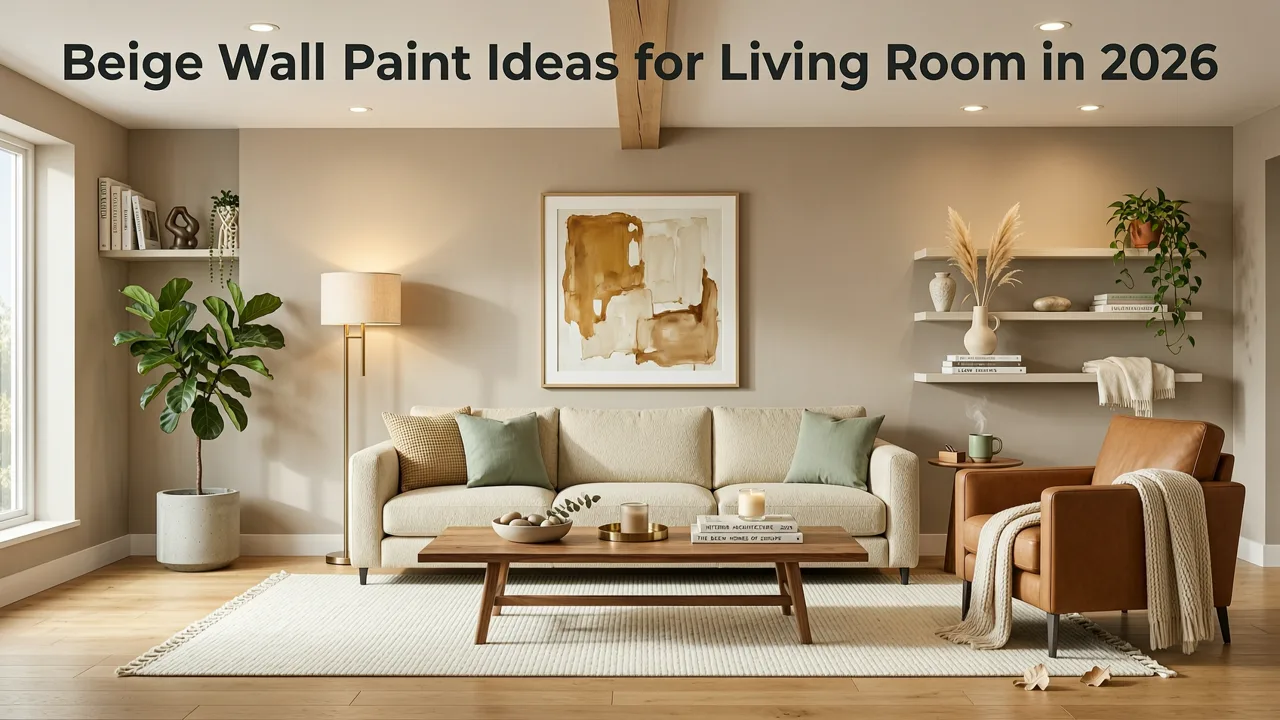 12 Beige Wall Paint Ideas for Living Room in 2026 - beige wall paint ideas for living room