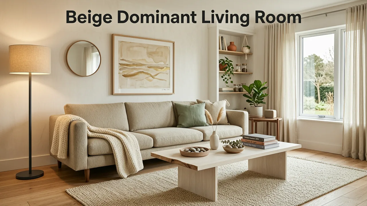 Why Beige Is the Dominant Living Room Color in 2026 - beige wall paint ideas for living room