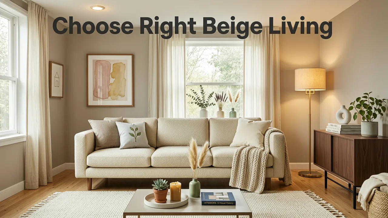 How to Choose the Right Beige for Your Living Room - beige wall paint ideas for living room