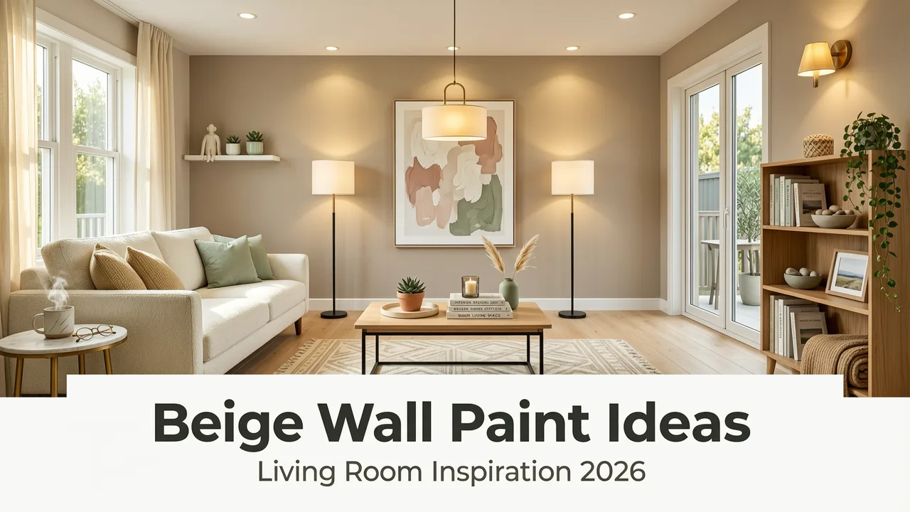 12 Beige Wall Paint Ideas for Living Room in 2026