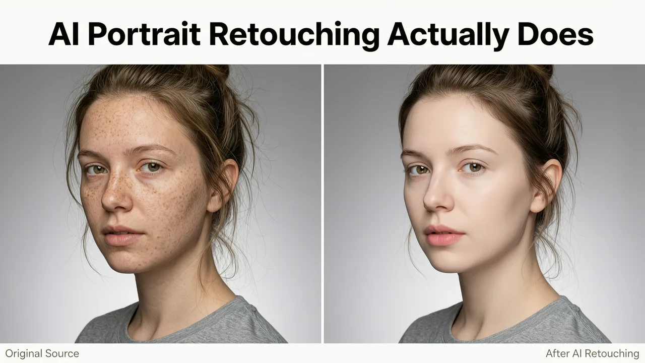 What AI Portrait Retouching Actually Does - ai portrait retouch free