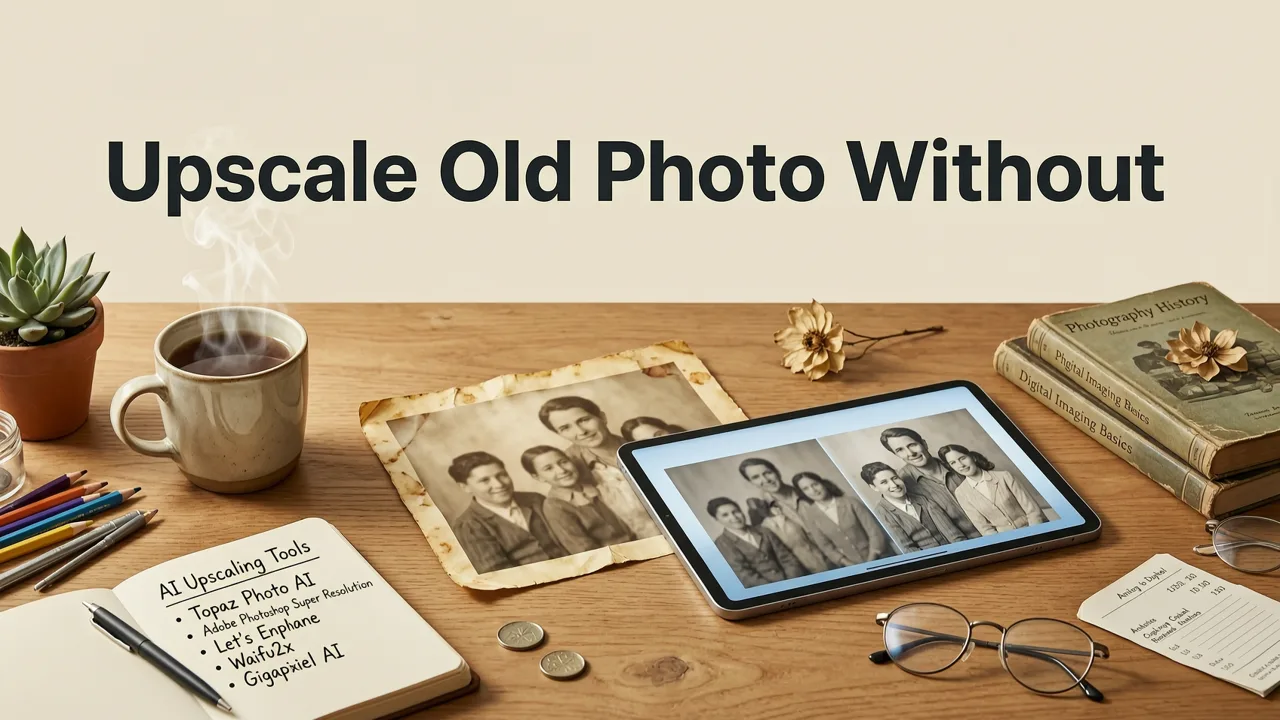 How to Upscale Old Photo Without Losing Quality (2026 Guide) - upscale old photo without losing quality