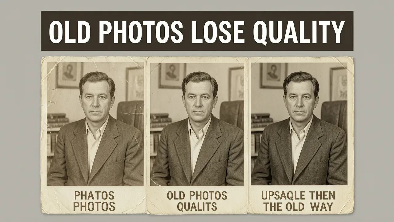 Why Old Photos Lose Quality When You Upscale Them the Old Way - upscale old photo without losing quality